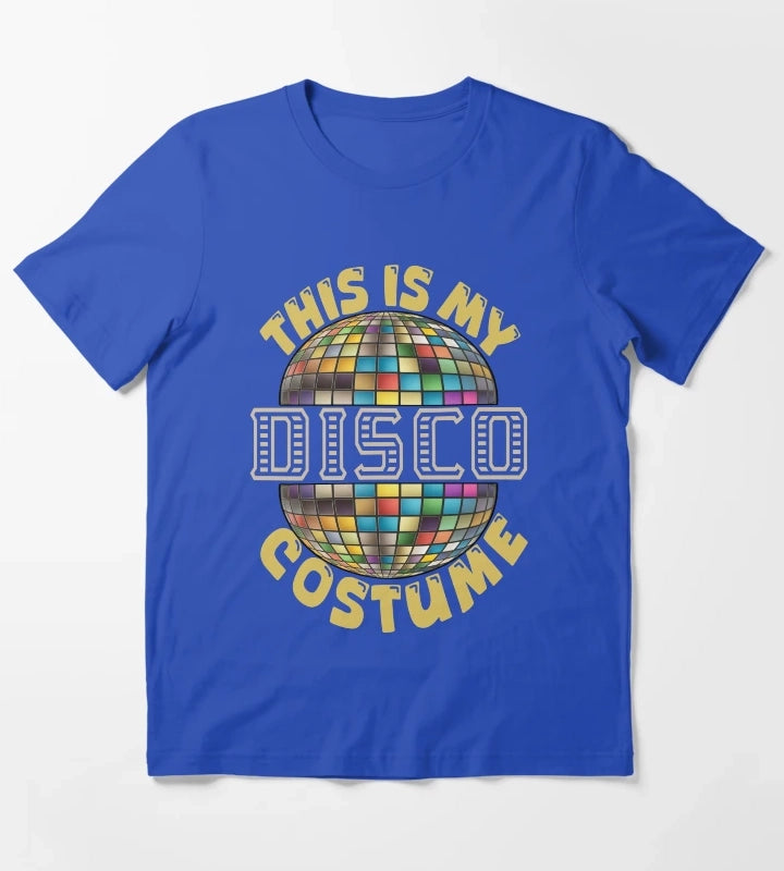 Disco costume funny T-Shirt Blue