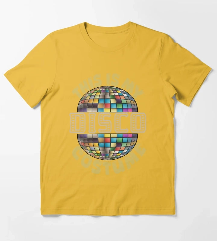 Disco costume funny T-Shirt Yellow