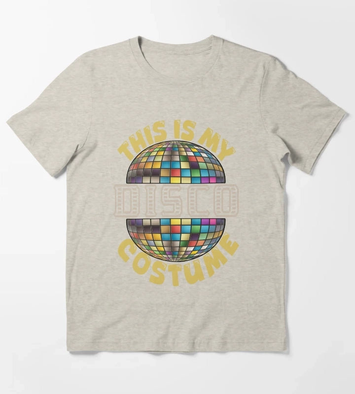 Disco costume funny T-Shirt Cream