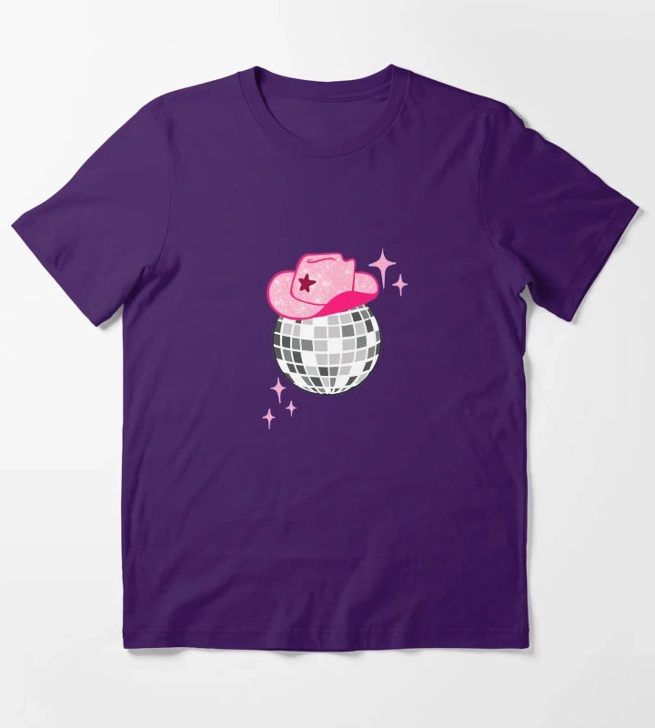 Disco cowgirl T-Shirt Purple