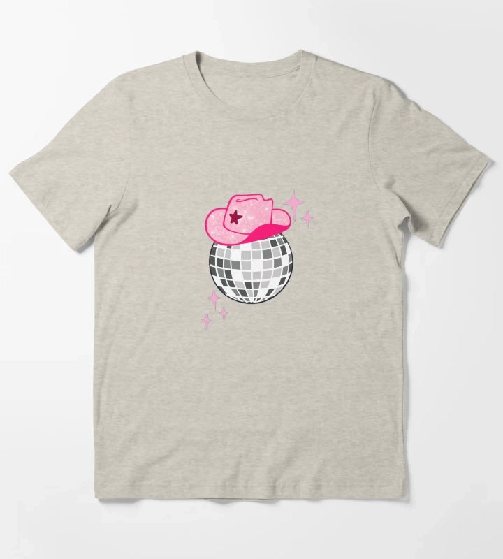 Disco cowgirl T-Shirt Cream