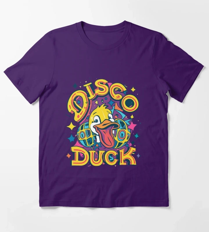 Disco duck T-Shirt Purple