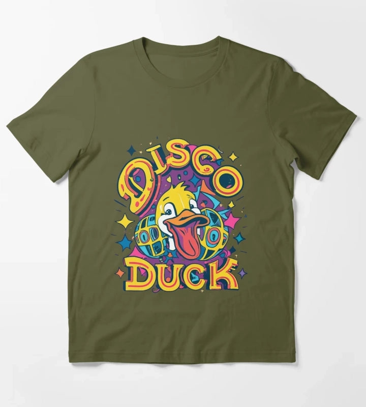 Disco duck T-Shirt Olive Green