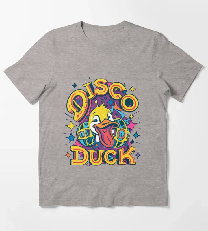 Disco duck T-Shirt Heather Grey