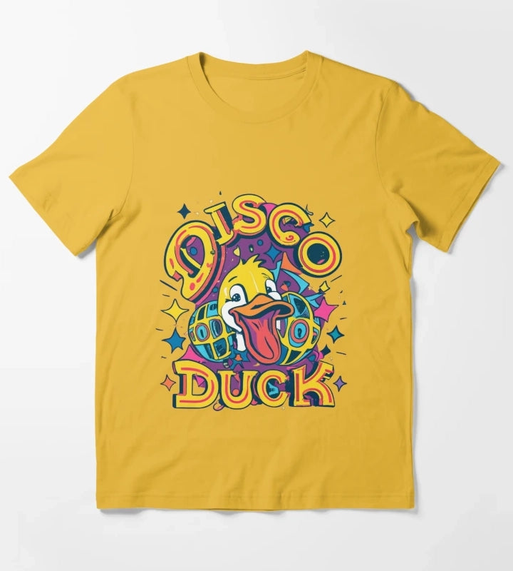 Disco duck T-Shirt Yellow