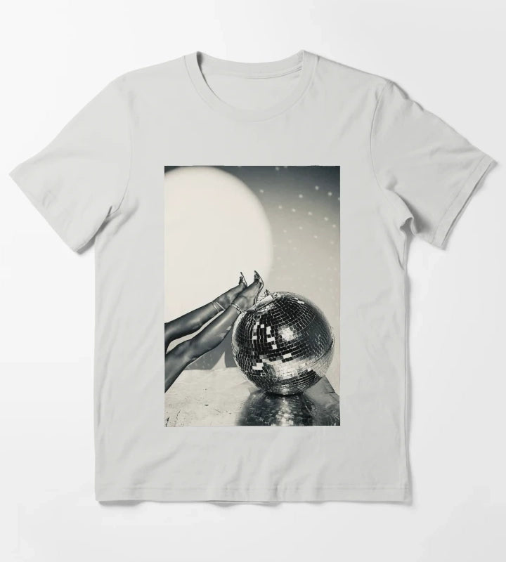 Disco girl T-Shirt Light Grey