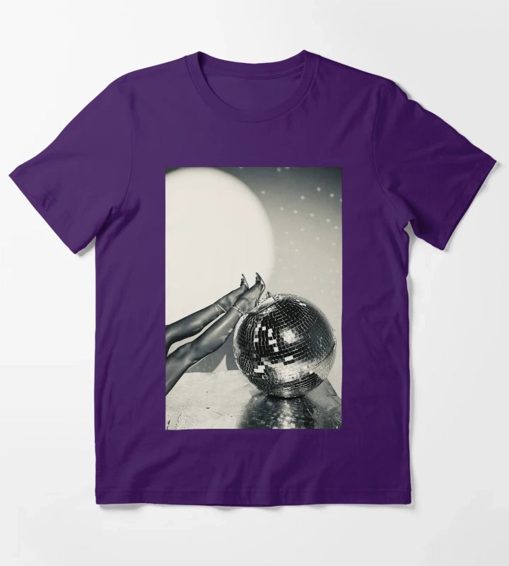 Disco girl T-Shirt Purple