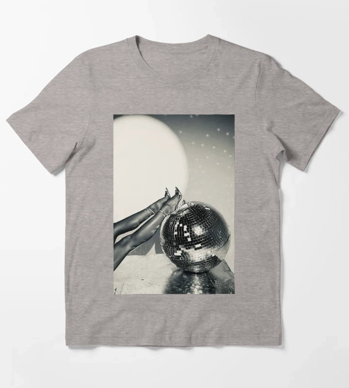 Disco girl T-Shirt Heather Grey
