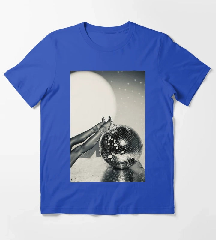 Disco girl T-Shirt Blue
