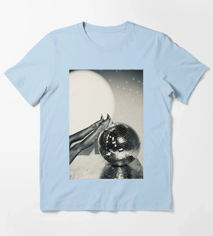 Disco girl T-Shirt Sky Blue