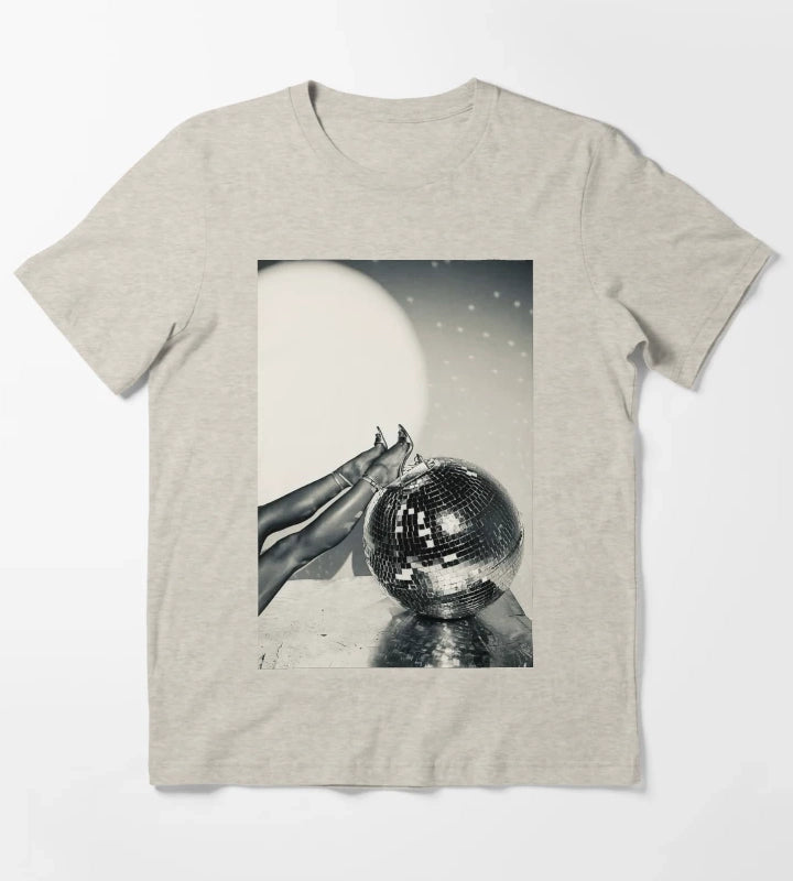 Disco girl T-Shirt Cream