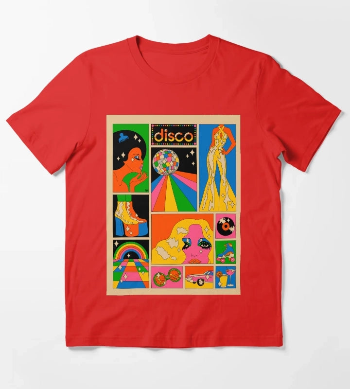 Disco mood T-Shirt Red