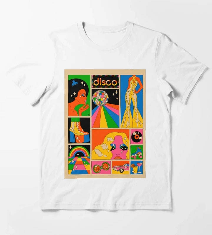 Disco mood T-Shirt White