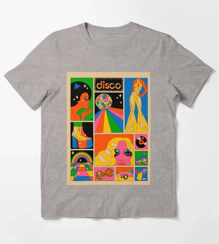 Disco mood T-Shirt Heather Grey
