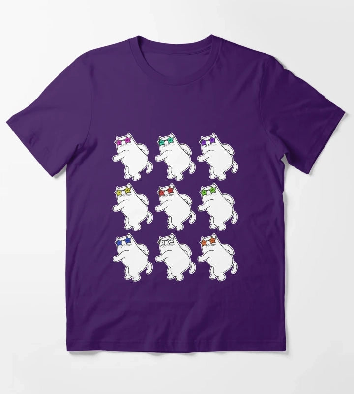 Disco pop art T-Shirt Purple