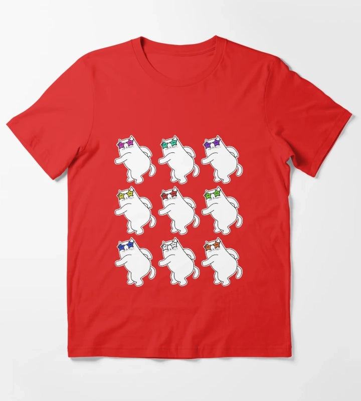 Disco pop art T-Shirt Red