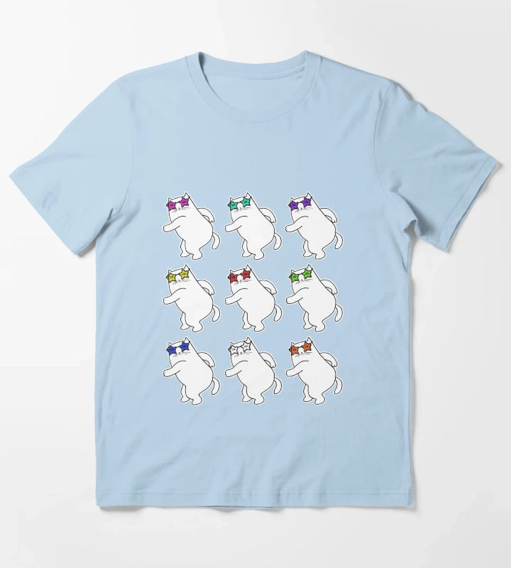 Disco pop art T-Shirt Sky Blue