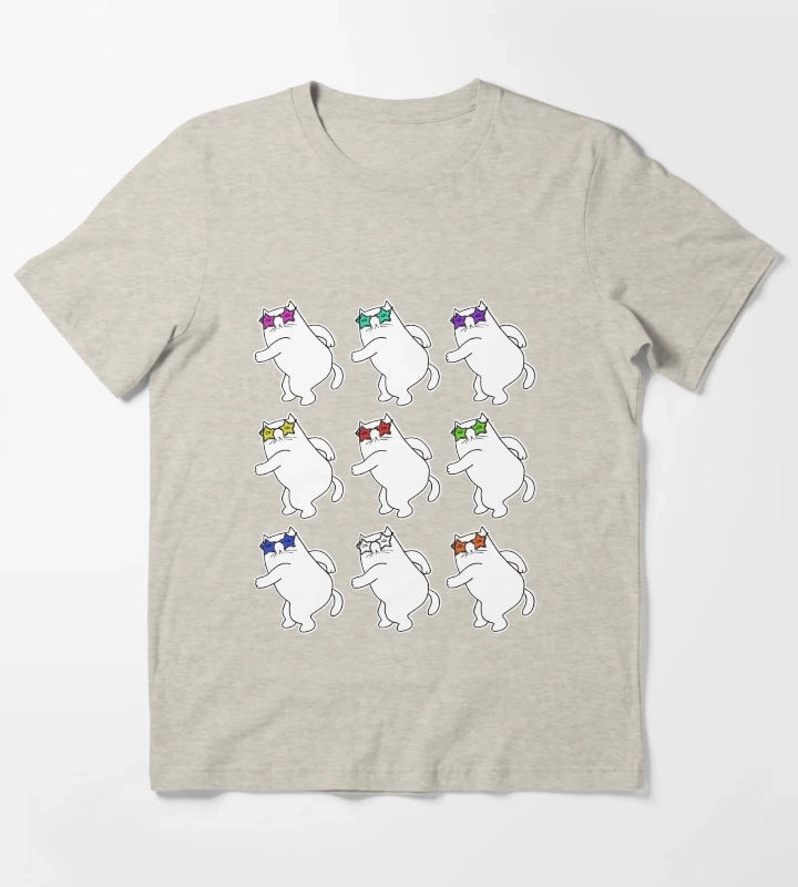 Disco pop art T-Shirt Cream