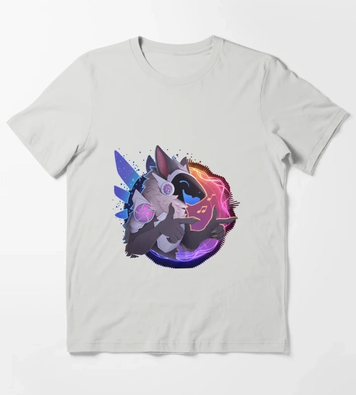 Disco protogen T-Shirt Light Grey