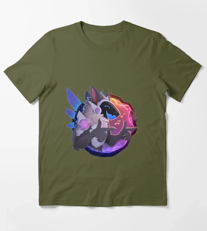 Disco protogen T-Shirt Olive Green