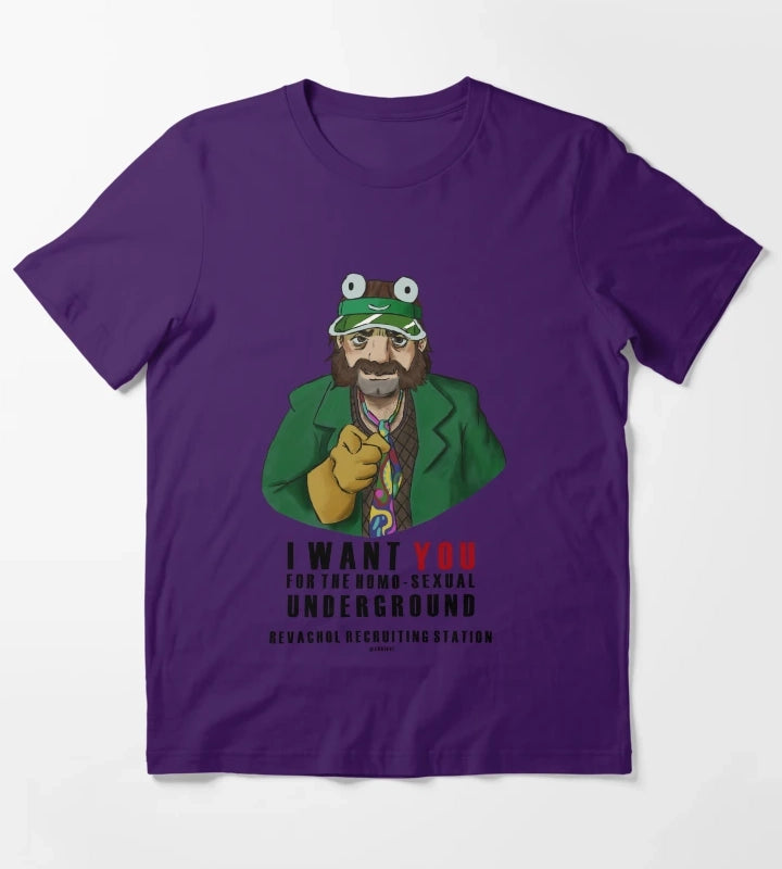 Disco recruitment T-Shirt Purple
