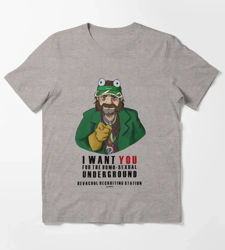 Disco recruitment T-Shirt Heather Grey