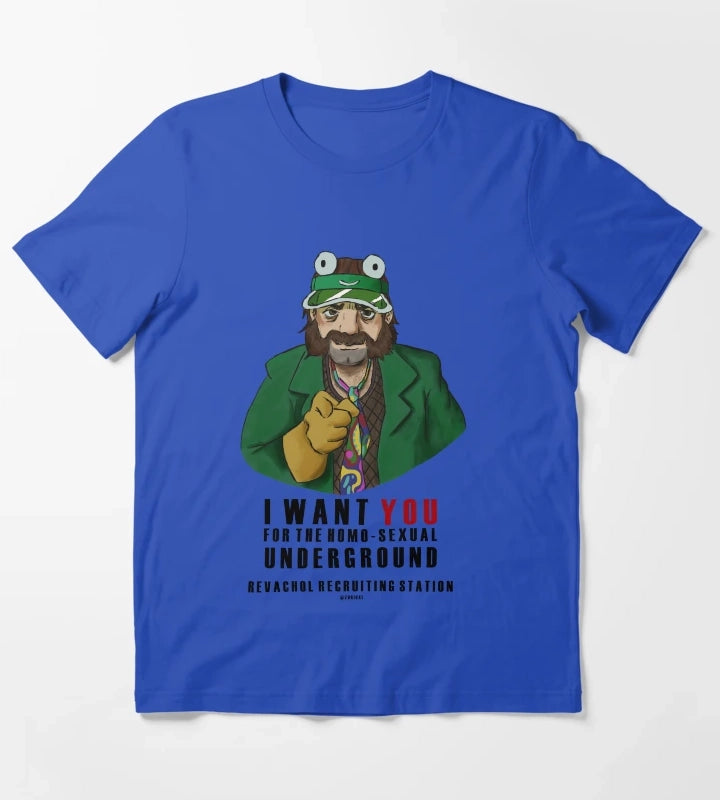 Disco recruitment T-Shirt Blue