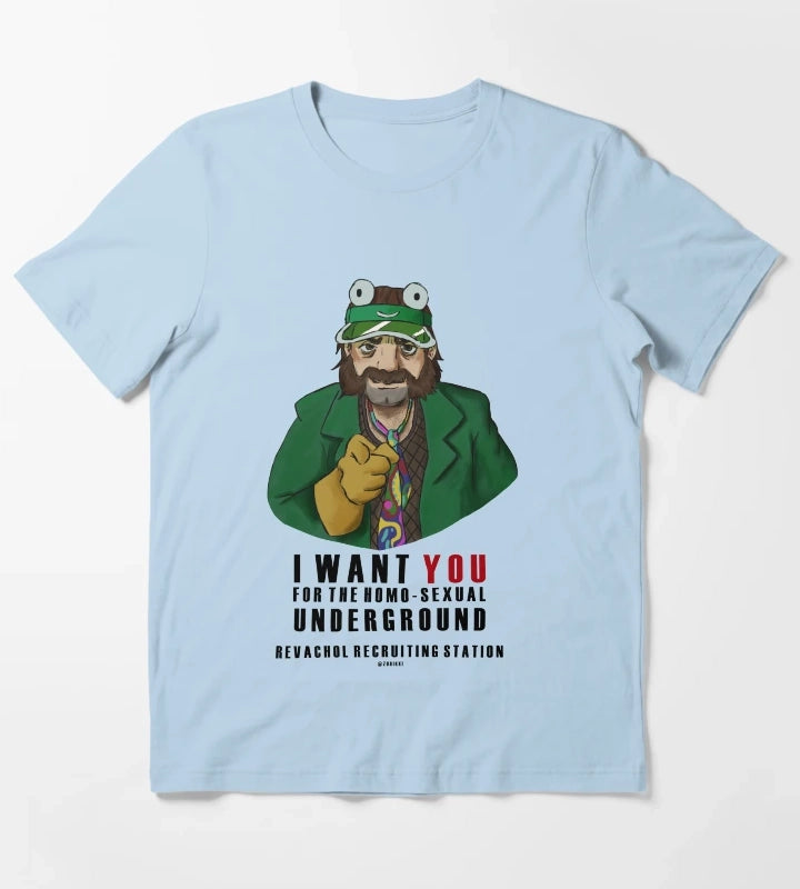 Disco recruitment T-Shirt Sky Blue