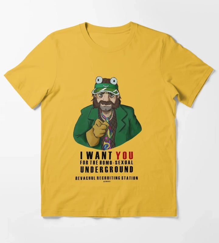 Disco recruitment T-Shirt Yellow