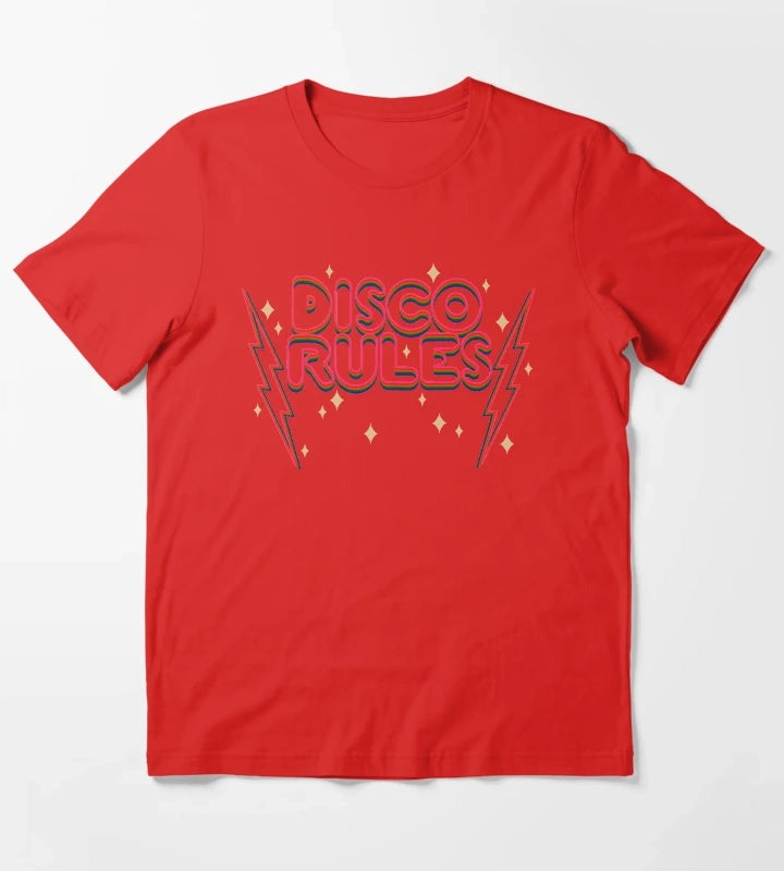 Disco rules T-Shirt Red
