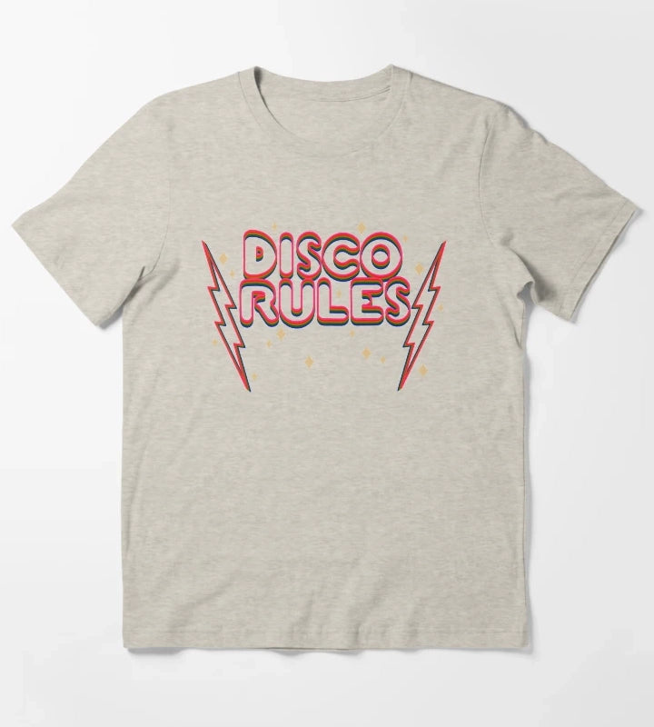 Disco rules T-Shirt Cream