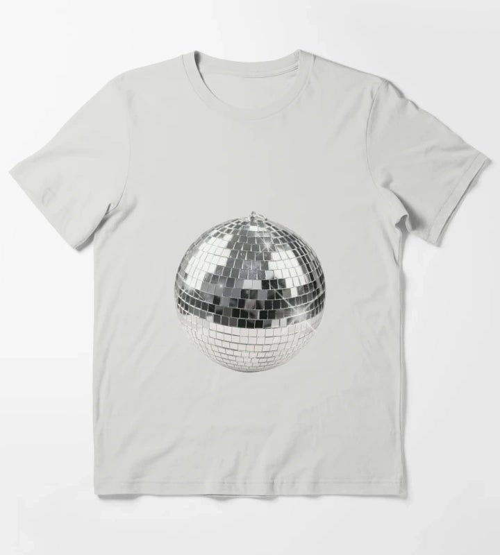 Discoball T-Shirt Light Grey