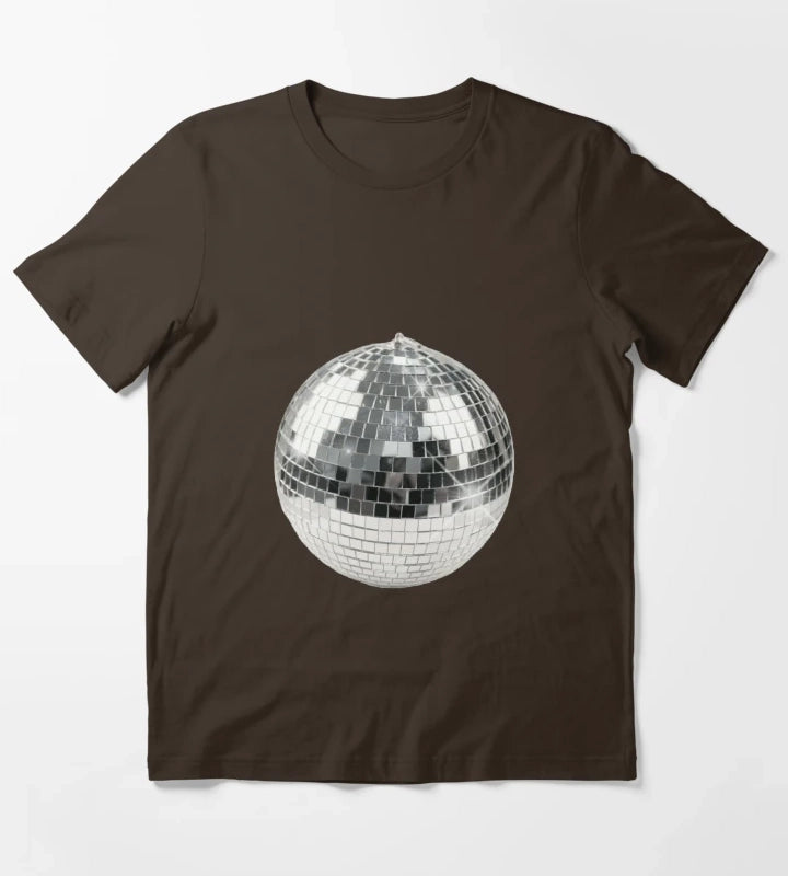 Discoball T-Shirt Brown
