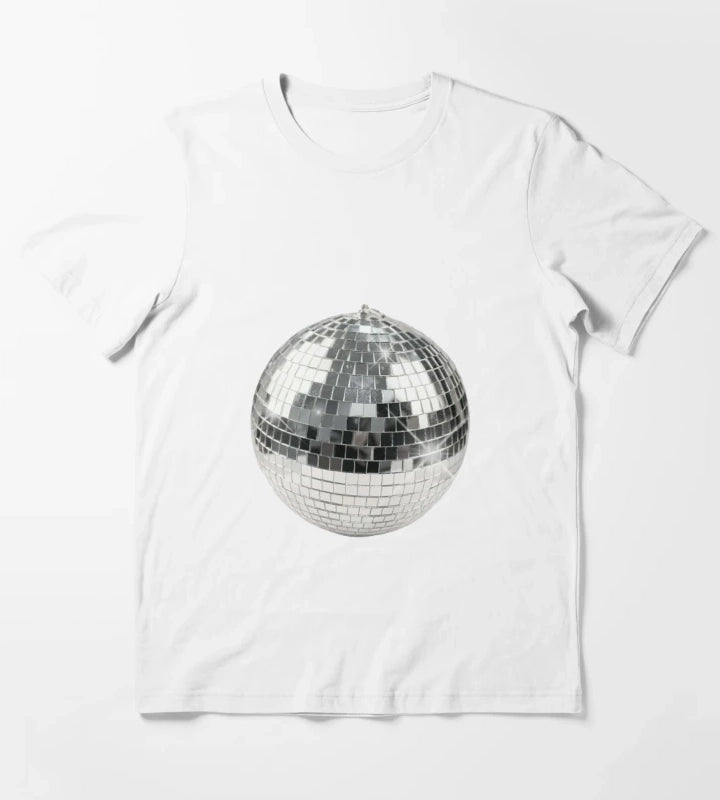 Discoball T-Shirt White