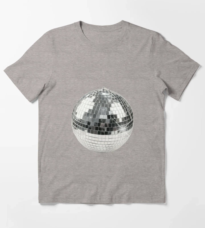 Discoball T-Shirt Heather Grey