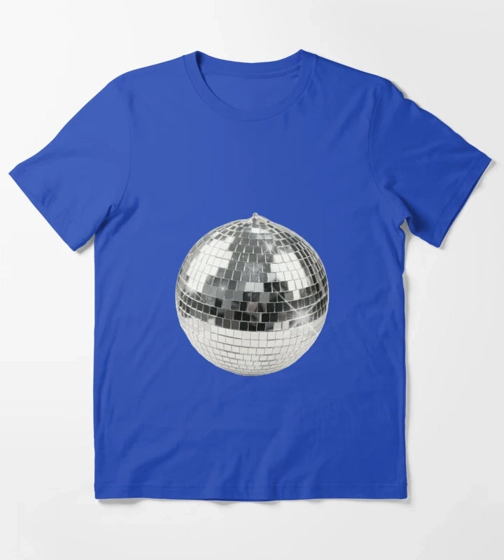 Discoball T-Shirt Blue