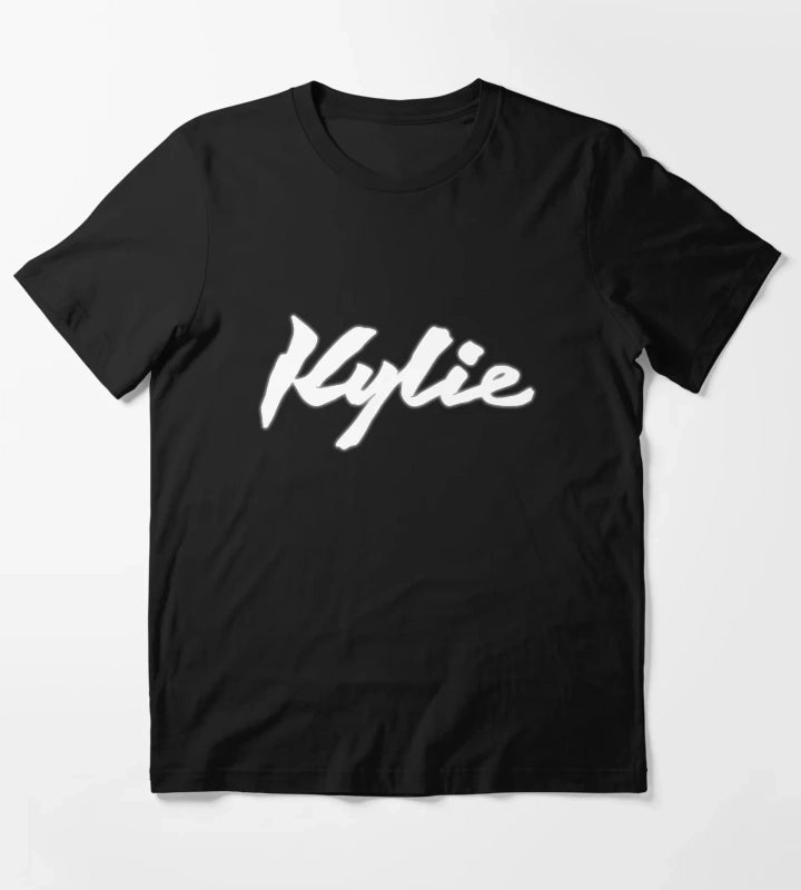 Discoera Kylie Signature White Glow on Black T-Shirt
