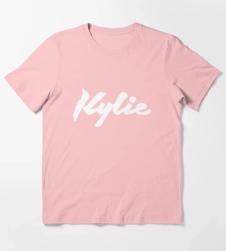 Discoera Kylie Signature White Glow on Black T-Shirt Dark Grey