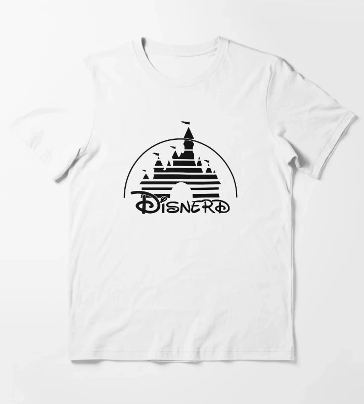 Disnerd Black T-Shirt White