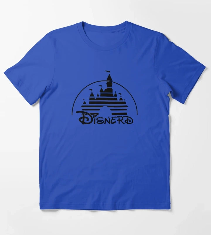 Disnerd Black T-Shirt Blue