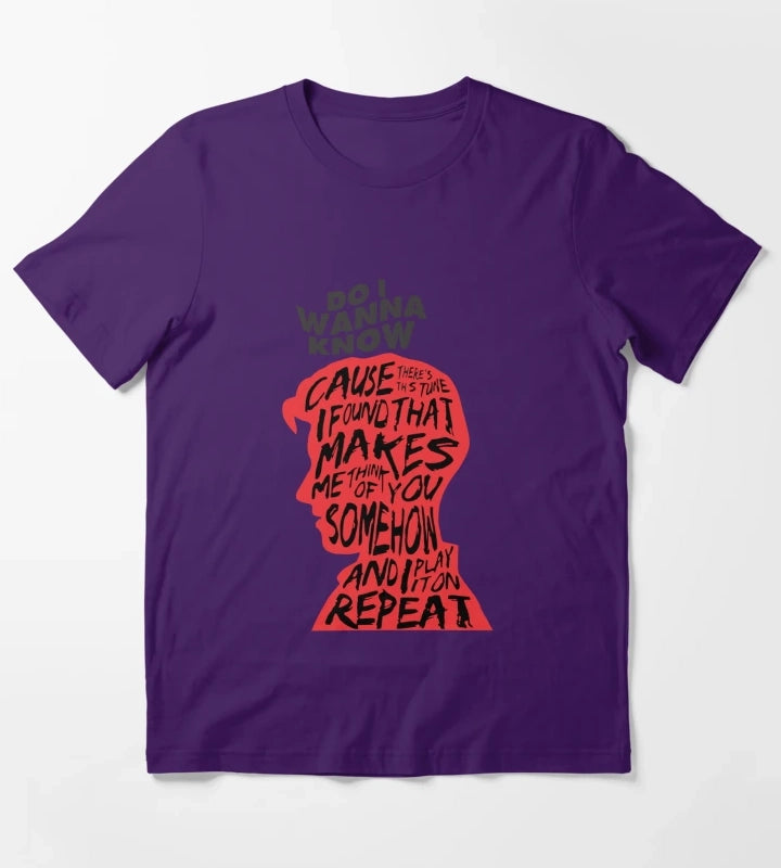 Do I Wanna Know T-Shirt Purple