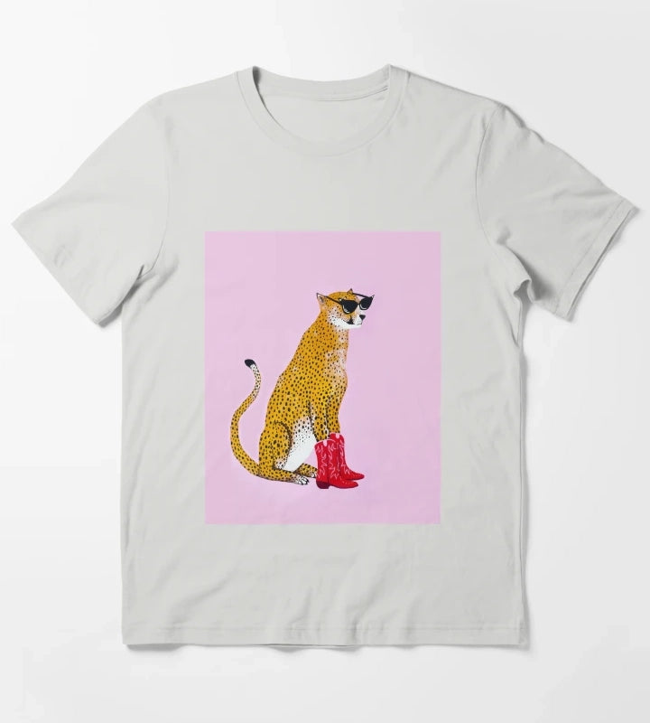 Do you Cheetah T-Shirt Light Grey