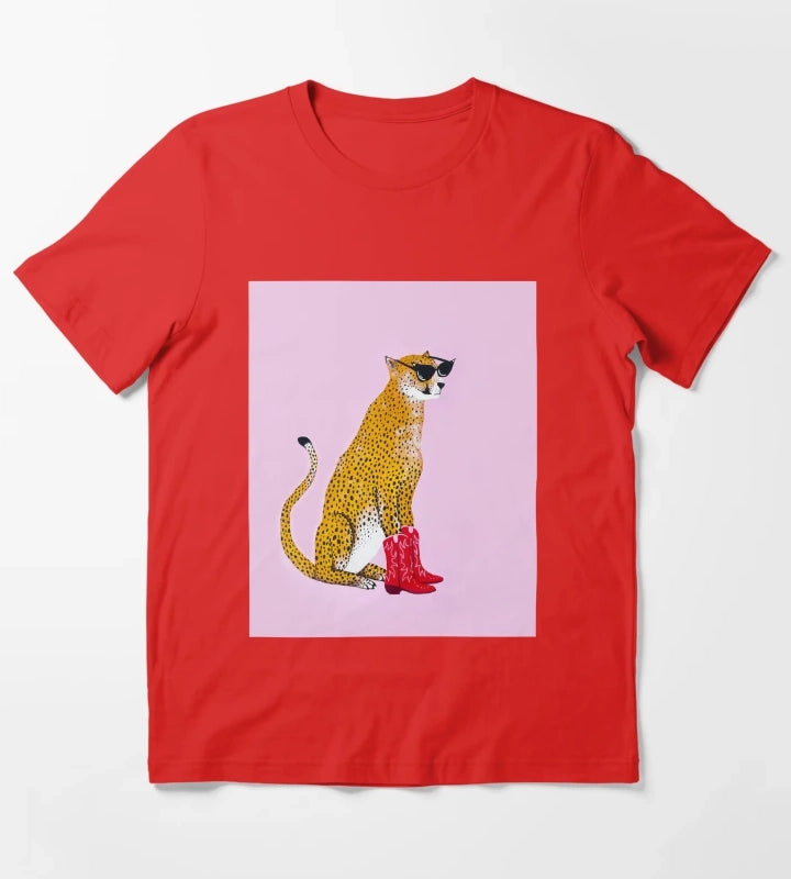 Do you Cheetah T-Shirt Red