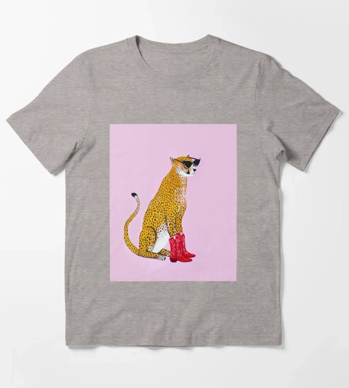 Do you Cheetah T-Shirt Heather Grey