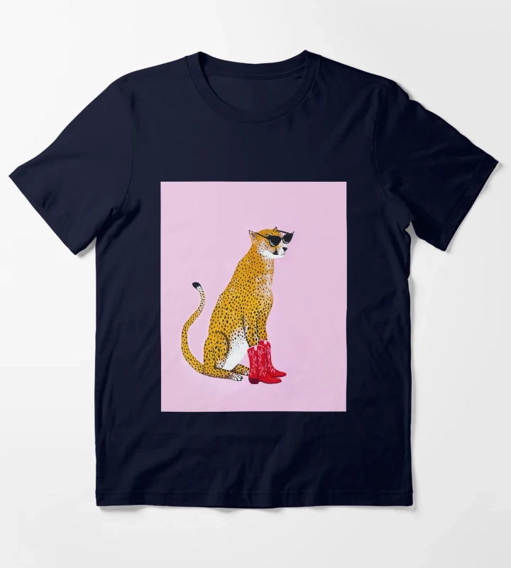 Do you Cheetah T-Shirt Navy