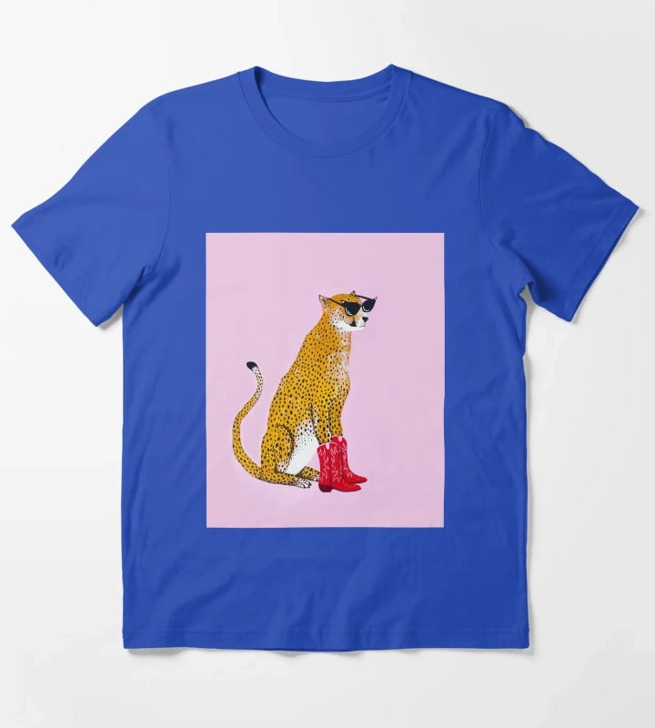 Do you Cheetah T-Shirt Blue