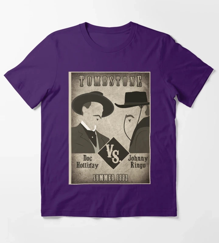 Doc vs Ringo T-Shirt Purple