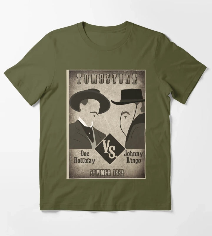 Doc vs Ringo T-Shirt Olive Green
