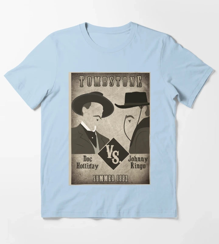 Doc vs Ringo T-Shirt Sky Blue