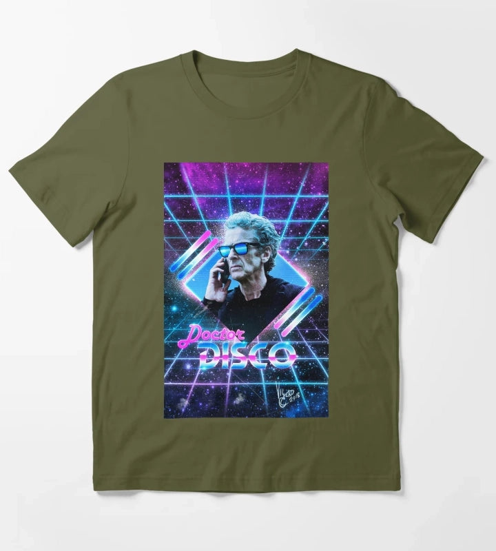 Doctor DISCO T-Shirt Olive Green